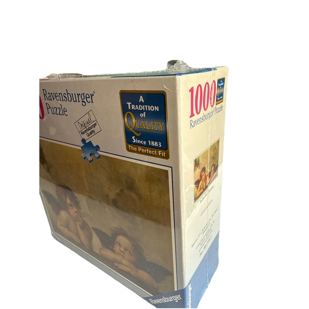 Ravensburger 1000 Piece Jigsaw Puzzle‎ Raffaello Cherubs 27"x20" Sealed New - Picture 2 of 4